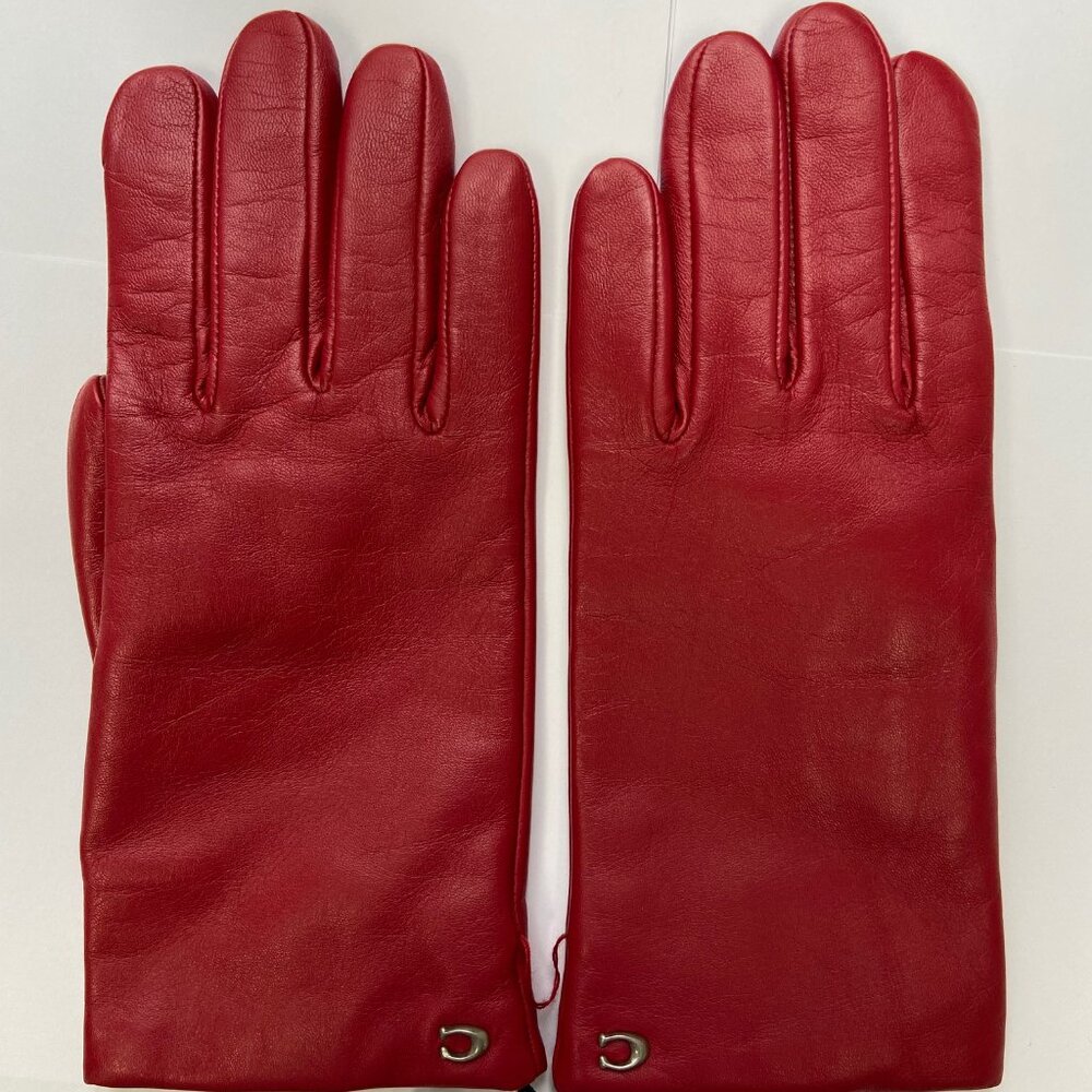 Coach Leather Gloves - Picture 3 of 4